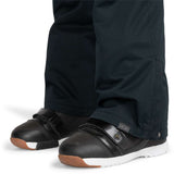 Roxy Women's Nadia Insulated Pants 2024 - Black snow pants with a subtle white stripe pattern on the side of one leg.