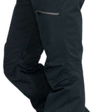 Roxy Women's Nadia Insulated Pants 2024 - Black snow pants with zippered pockets and a black belt loop on the waistband.