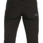 Roxy Women's Summit Bib Shell Pant 2023 - Black bib shell pants with a subtle snowflake pattern on the left leg.