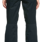 Roxy Women's Nadia Insulated Pants Short - Black pants with a zippered pocket on the back right side and quilted detailing on the waistband.