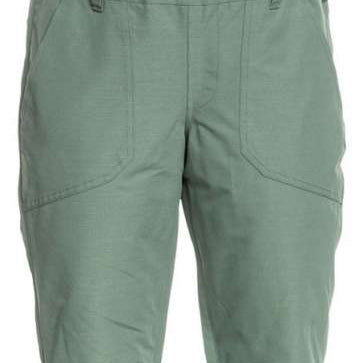 Roxy Women's Rideout Insulated Bib Pant - Sage green bib pants with a quilted pattern on the upper thigh area.