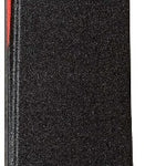 Rossignol Blackops Smasher Ski with Xpress 10 GW Ski Bindings - A black ski with a red stripe down the side, featuring silver screws and bindings.