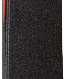 Rossignol Blackops Smasher Ski with Xpress 10 GW Ski Bindings - A black ski with a red stripe down the side, featuring silver screws and bindings.