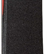 Rossignol Blackops Smasher Ski with Xpress 10 GW Ski Bindings - A black ski with a red stripe down the side, featuring silver screws and bindings.