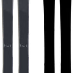 The image shows a pair of K2 Junior's Indy skis for the year 2020. The skis are black with red and white accents, and they have a twin tip design. They are displayed against a neutral background, which highlights their features and colors.
