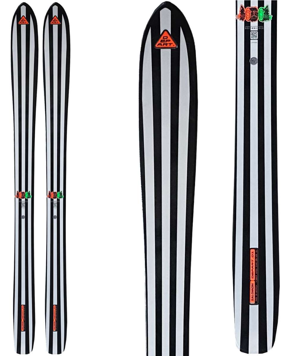 salomon bbr 10.0 brown black skis Salomon Depart 1.0 Skis 2026
