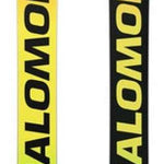 Salomon Depart 1.0 Ski 2026 - A black ski with a yellow logo on top and white writing along the side.
