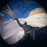 Salomon Depart 1.0 Ski 2026 - Black ski with white stripe down center and red Salomon logo on top left corner.