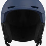 Salomon Husk Pro Helmet 2023 - A matte black helmet with a sleek, aerodynamic design and ventilation holes on top.