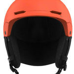 Salomon Husk Pro Helmet 2023 - A matte black helmet with a sleek, aerodynamic design and ventilation holes on top.