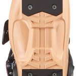 Salomon Junior's T2 RT Ski Boots - Black ski boots with silver buckles and straps, featuring a textured pattern on the sides.