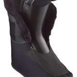 Salomon Junior's T2 RT Ski Boots 2026 - Black ski boots with a shiny, smooth surface and a textured rubber sole.