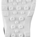 Salomon Juniors Whipstar Snowboard Boot 2023 - White snowboard boots with a textured pattern on the toe and heel areas.