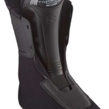 Salomon Women's S/Pro HV 100 Ski Boots 2024 - Black ski boot with white logo on top and silver buckle.