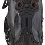 Salomon Women's S/Pro MV 90 Ski Boots 2024 - Black ski boots with a textured, rubberized toe cap and silver buckles.