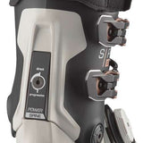 Salomon Women's S/Pro Supra BOA 105 Ski Boots 2024 - Black ski boots with silver buckles and a white logo on the side.