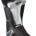 Salomon Women's S Pro Alpha 100 Boot 2024 - Black boot with white logo on top and silver hardware.