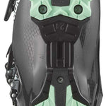 Salomon Women's Select HV 80 Ski Boots 2024 - Black ski boots with a textured, rubberized toe cap and silver buckles.