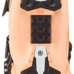 Salomon Ladies Shift Pro 110 AT Ski Boots 2024 - Black ski boot with white logo on top and silver buckles.