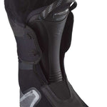 Salomon Ladies Shift Pro 110 AT Ski Boots 2024 - Black ski boots with a white logo on the side and silver buckles.