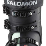 Salomon Ladies Shift Pro 90 Ski Boot 2024 - Black ski boot with white lettering and a textured pattern on the side.