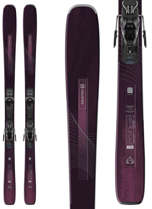Salomon Ladies Stance 84 System Ski With M11 GW Ski Bindings 2023