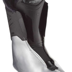 Salomon QST Access 80 Ski Boots 2024 - Black ski boots with a textured pattern on the side and a silver buckle.