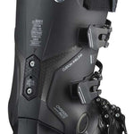 Salomon S/Pro 100 Ski Boot 2023 - Black ski boot with white lettering and silver buckles.