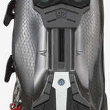 Salomon S/Pro HV 120 Ski Boots 2023 - Black ski boots with white accents and silver buckles.