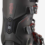 Salomon S/Pro HV 120 Ski Boots 2023 - Black ski boots with red accents and a textured sole.