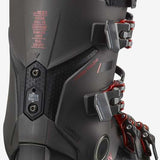 Salomon S/Pro HV 120 Ski Boots 2023 - Black ski boots with red accents and a textured sole.