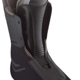 Salomon S/Pro HV 120 Ski Boots 2024 - Black ski boots with a textured pattern on the side and a silver buckle.
