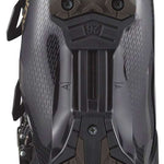 Salomon S/Pro HV 120 Ski Boots 2024 - Black ski boots with a textured, rubberized toe cap and silver buckles.