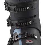 Salomon S/Pro MV 90 Ski Boots 2024 - Black ski boots with white lettering and silver buckles.