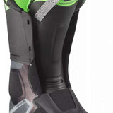 Salomon S/Pro Alpha 120 Ski Boots 2023 - Black ski boots with a lime green interior and gray accents.