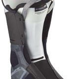 Salomon S Pro Alpha 120 El Ski Boots 2024 - Black ski boots with a white logo on the side and silver buckles.