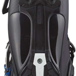 Salomon S-Pro Alpha 120 EL Ski Boots 2024 - Black ski boots with white accents and a textured rubber sole.