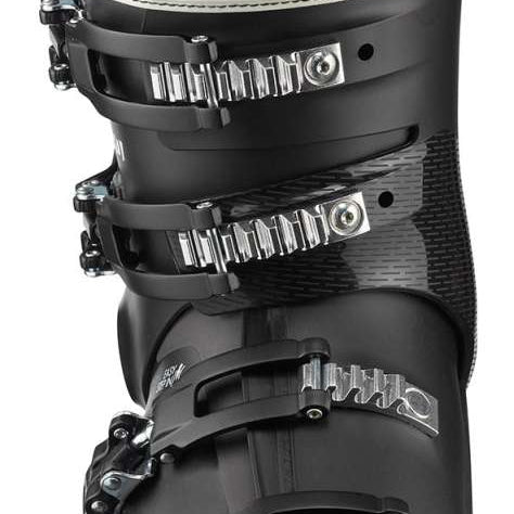 Salomon Select 90 Ski Boot 2023 - Black ski boot with white logo on top and silver buckles.