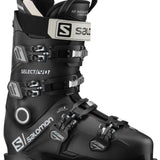 Salomon Select 90 Ski Boot 2023 - Black ski boot with silver buckles and straps.