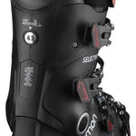 Salomon Select HV 100 Ski Boots 2024 - Black ski boots with white lettering and silver buckles.