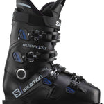 Salomon Select HV 80 Ski Boot 2023 - Black ski boot with blue accents and silver buckles.