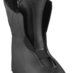Salomon Select HV 80 Ski Boot 2023 - Black ski boot with a textured pattern on the upper material and a strap closure system.