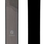 Salomon Stance 90 Skis 2024 - Black skis with a red logo on top and white lettering.