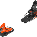 Salomon STH2 WTR 13 Ski Binding - 2022 model with black and orange color scheme, featuring a prominent "STH" logo on the binding plate.
