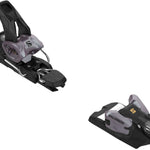 Salomon Strive 12 Binding - Black binding with silver hardware, featuring a sleek and modern design.