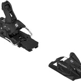Salomon Strive 16 MN Ski Bindings 2024 - Black ski bindings with silver hardware and a black plastic body.