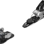 Salomon Warden MNC 11 Ski Binding - A black and silver ski binding with a clear plastic cover over the toe piece, featuring a metal lever on top.