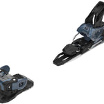 Salomon Warden MNC 11 Ski Binding - A black ski binding with a silver metal lever and a blue plastic boot retention system.