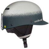 Sandbox Classic 2.0 MIPS Helmet 2022-2023 - A gray helmet with a white speckled pattern on top and a black strap at the back.