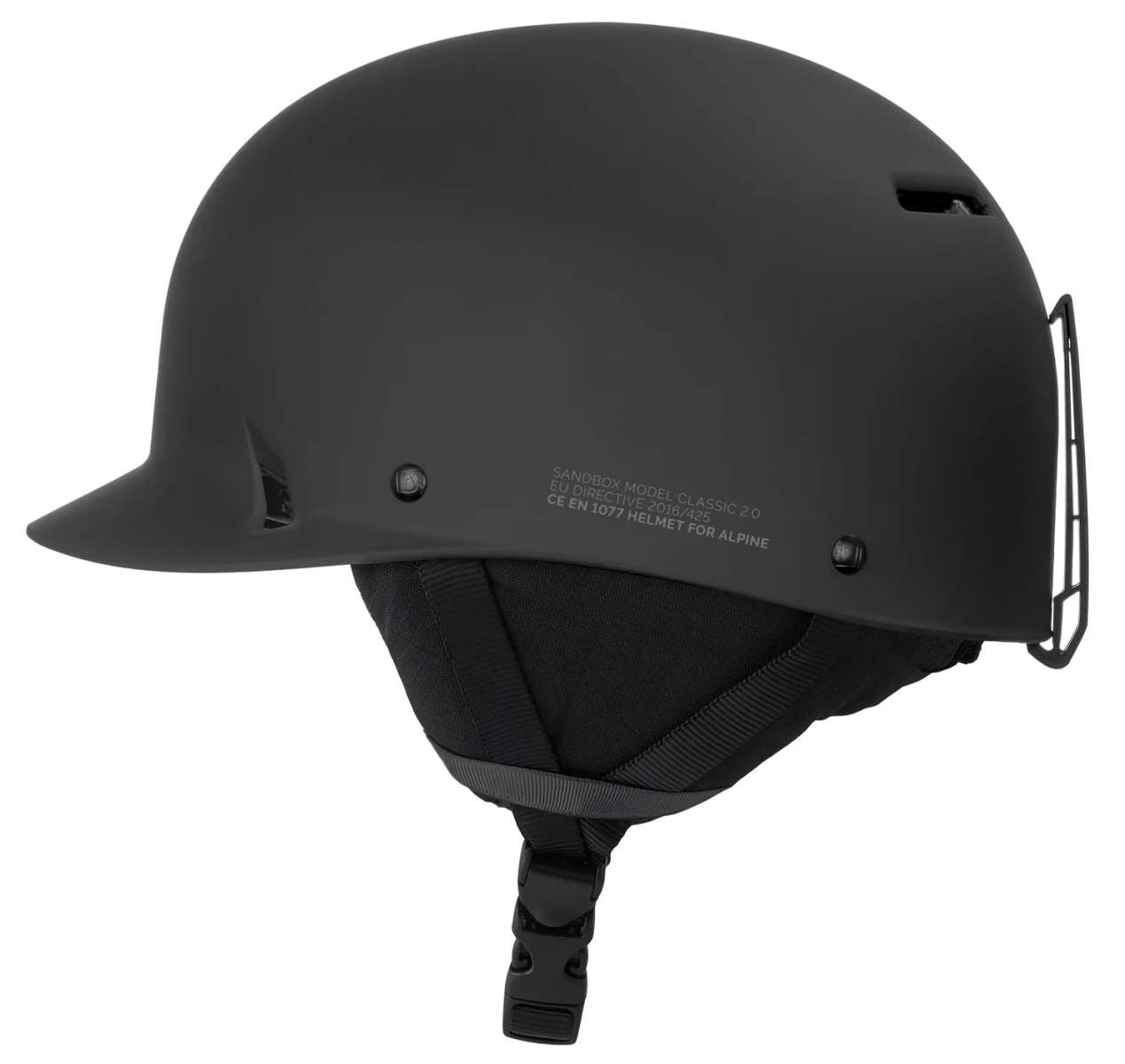 Sandbox Classic 2.0 MIPS Helmet 2024 - A matte black helmet with a sleek, aerodynamic design and a prominent MIPS label on the side.